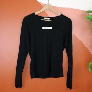 Talulah Long Sleeve Shirt Fortune Cookie Black